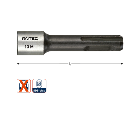 Dopsleutel (Metrisch)  SDS-plus