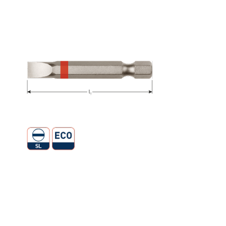 ECO Krachtbit SL 50mm (Sleuf)